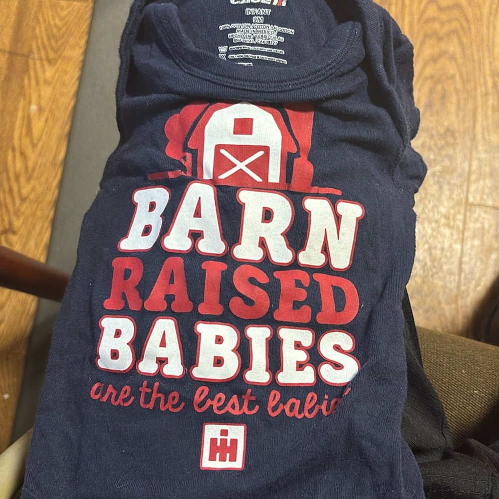I have an infant nine months case international onesie